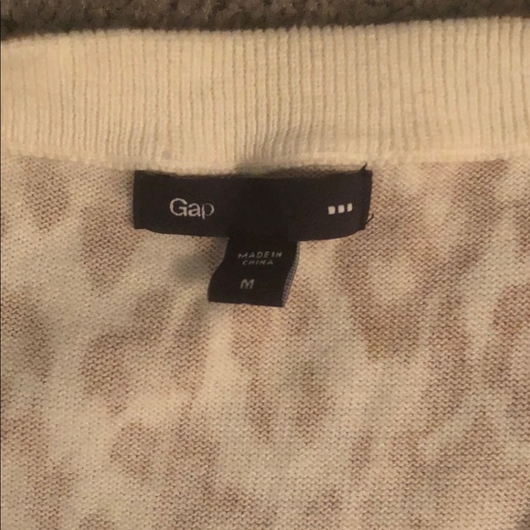 GAP Leopard button down sweater - Picture 2 of 3
